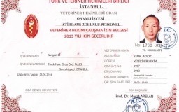 Veteriner Hekim İzin Belgesi